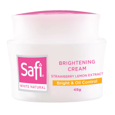 Skincare Halal Perlindungan Kulit Wajah - Safi White Natural Brightening Cream Strawberry Lemon Extract 45 gr
